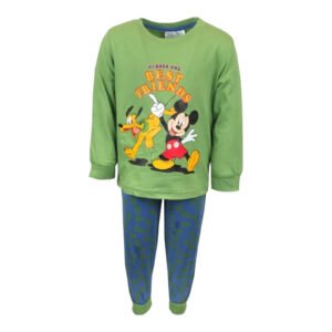 Green Mickey Mouse Pyjamas; 2-Piece