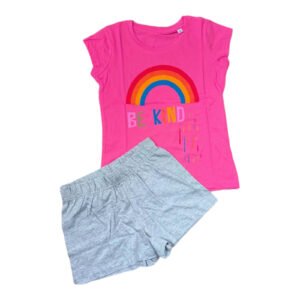 Pink "Be Kind" T-shirt & Shorts Pyjamas