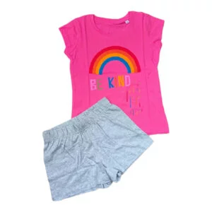 Pink "Be Kind" T-shirt & Shorts Pyjamas