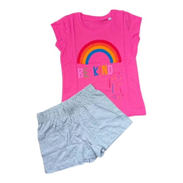 Pink "Be Kind" T-shirt & Shorts Pyjamas