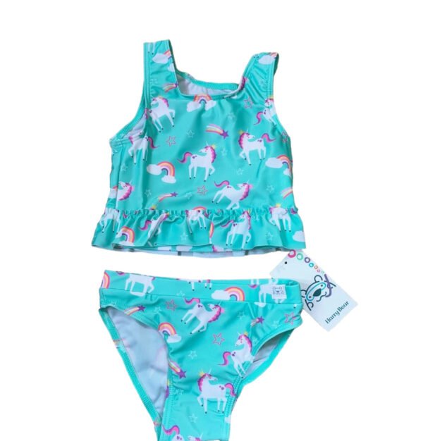 Turquoise Unicorn 2-Piece Bikini/Tankini
