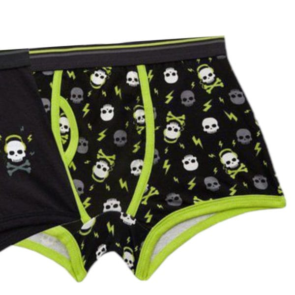 Boys Skull Trunk Fit Boxers; 3-Pack - Image 3