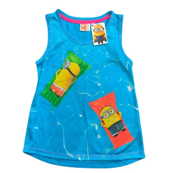 Minions Bright Vest & Shorts Pyjamas - Image 2