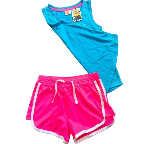 Minions Bright Vest & Shorts Pyjamas - Image 4