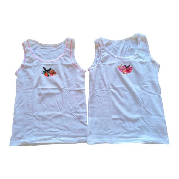 Girls Bing Sleeveless Vests; 2-Pack - Image 2