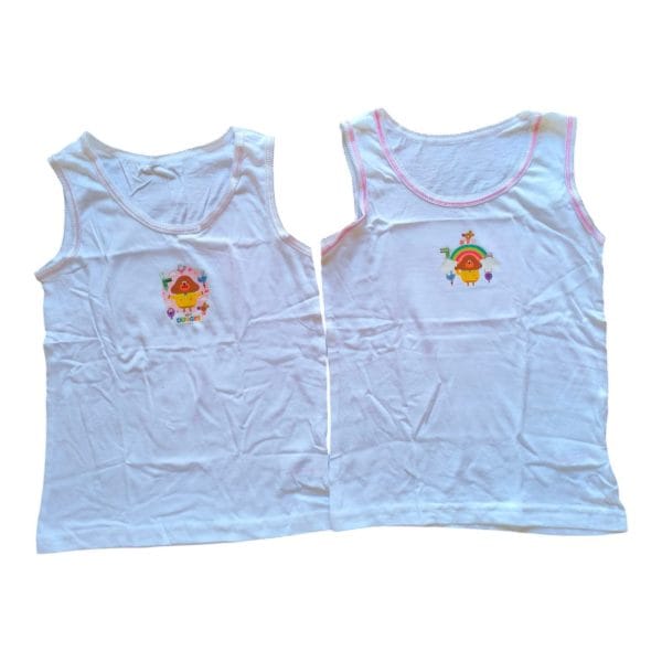 Girls Hey Duggee Sleeveless Vests; 2-Pack - Image 2