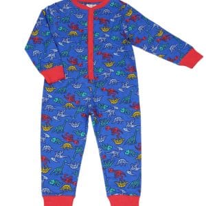 Blue Dinosaur Onesie