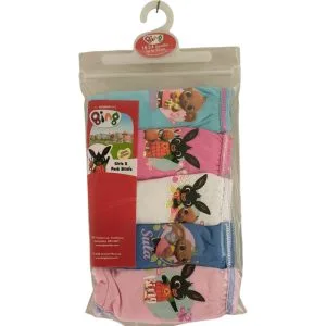 Girls Bing Knickers; 5-Pack