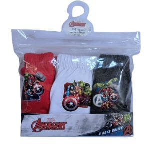 Boys Avengers Pants; 3-Pack
