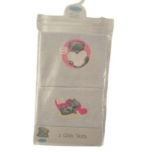 Tatty Teddy Sleeveless Vests; 2-Pack