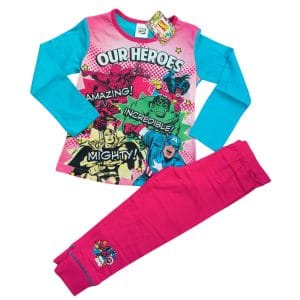 Girls Marvel "Our Hero's" Pyjamas
