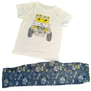Monster Truck Pyjamas ; 2-Piece