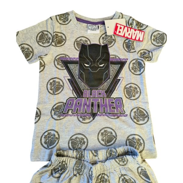 Marvel Black Panther Shorts & T-Shirt Pyjamas - Image 2