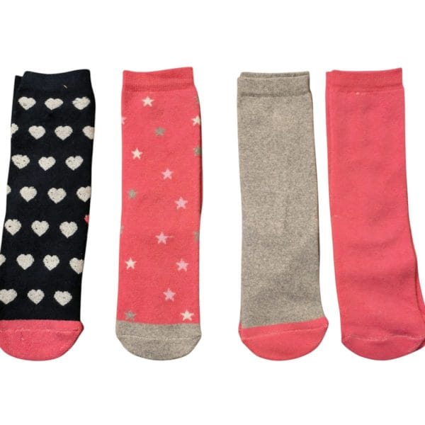 Navy Heart Thermal Socks; 4-Pack - Image 4