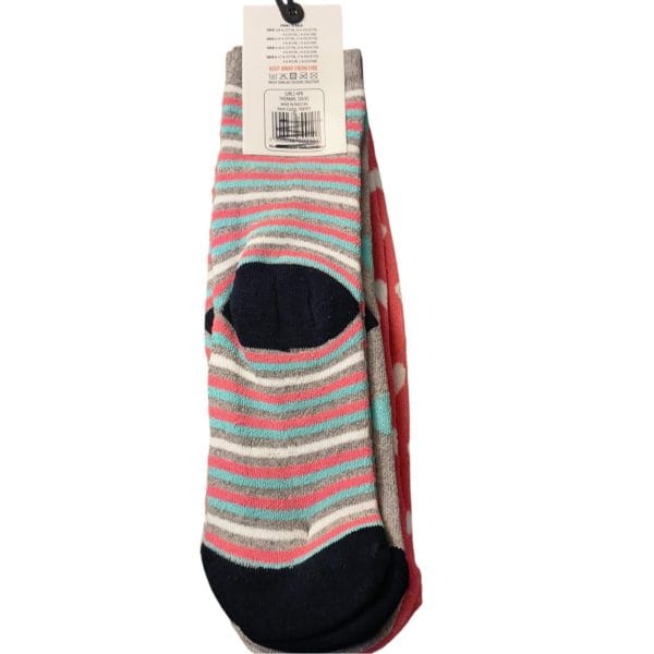 Pink Heart Thermal Socks; 4-Pack - Image 2