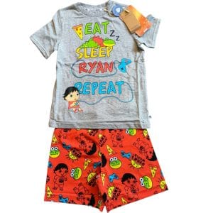 Ryan's World "Eat Sleep Ryan Repeat" Pyjamas