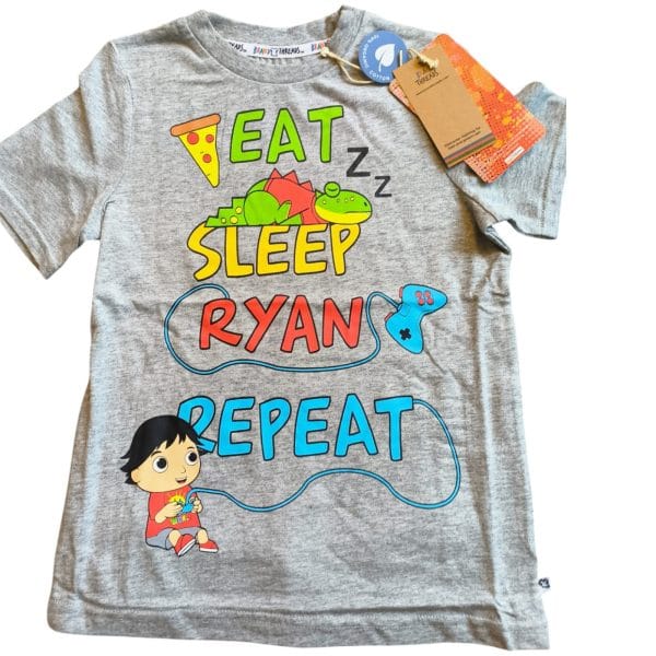 Ryan's World "Eat Sleep Ryan Repeat" Pyjamas - Image 2