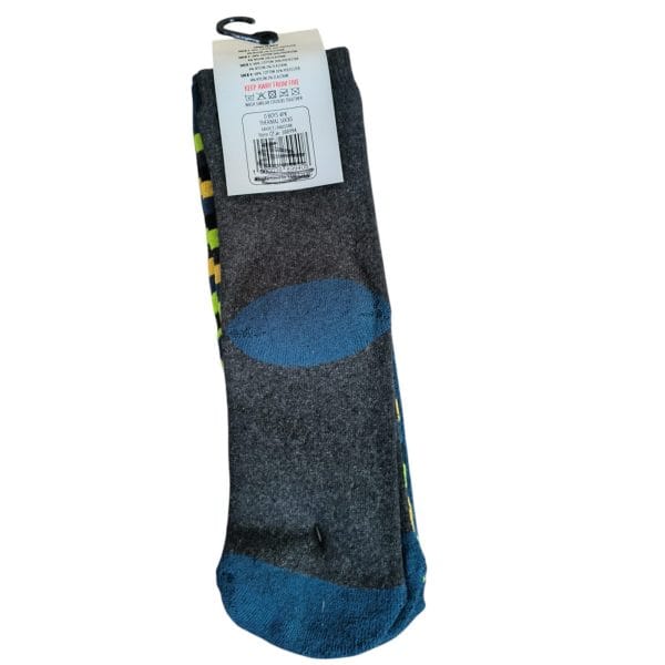 Blue & Green Camo Thermal Socks; 4-Pack - Image 2