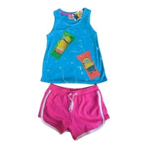 Minions Bright Vest & Shorts Pyjamas