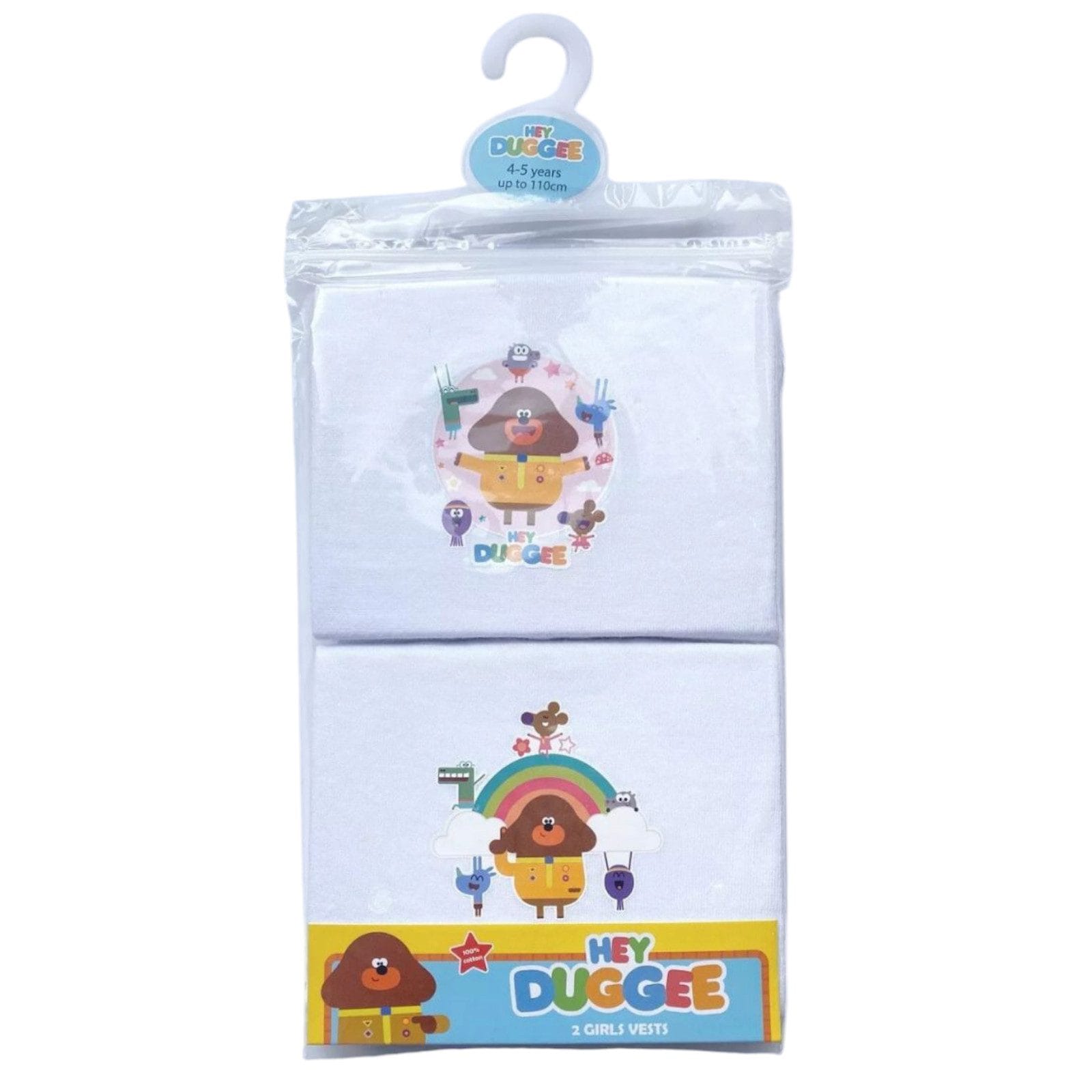 Girls Hey Duggee Sleeveless Vests; 2-Pack