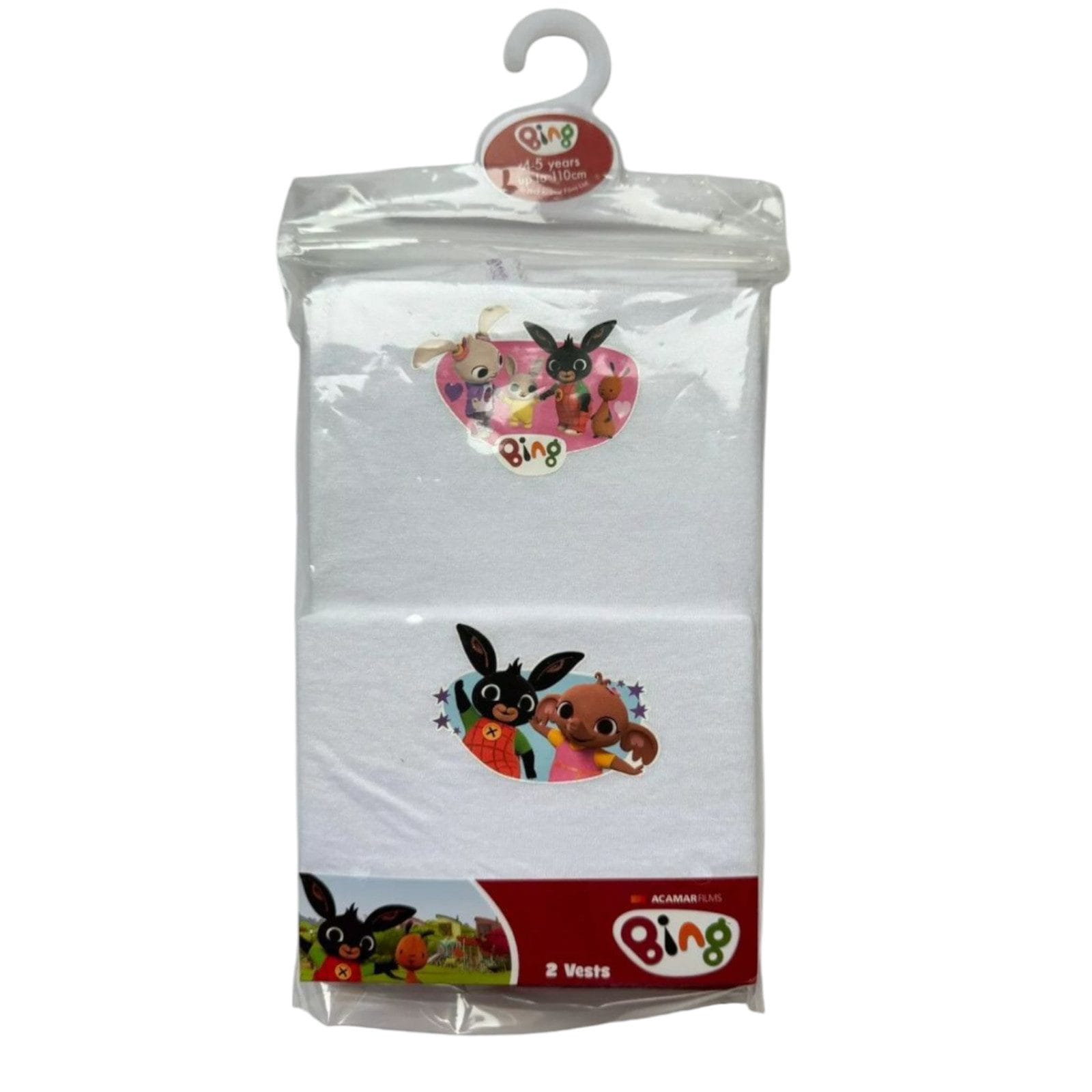 Girls Bing Sleeveless Vests; 2-Pack