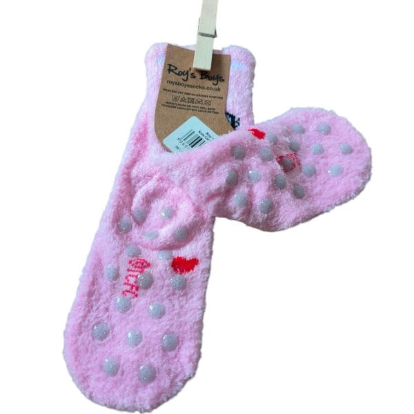 Baby/ Toddler Pink Care Bear Bed Socks 1; Pair - Image 3