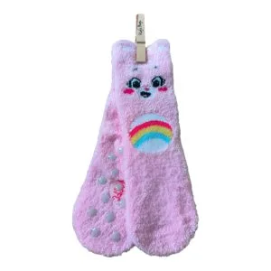Baby/ Toddler Pink Care Bear Bed Socks 1; Pair