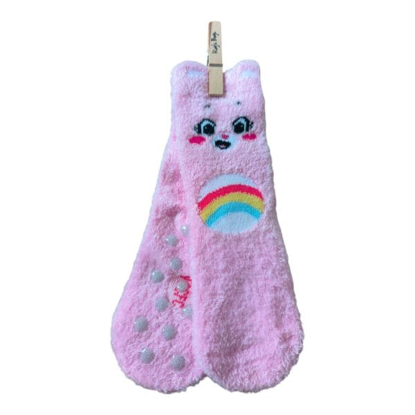 Baby/ Toddler Pink Care Bear Bed Socks 1; Pair