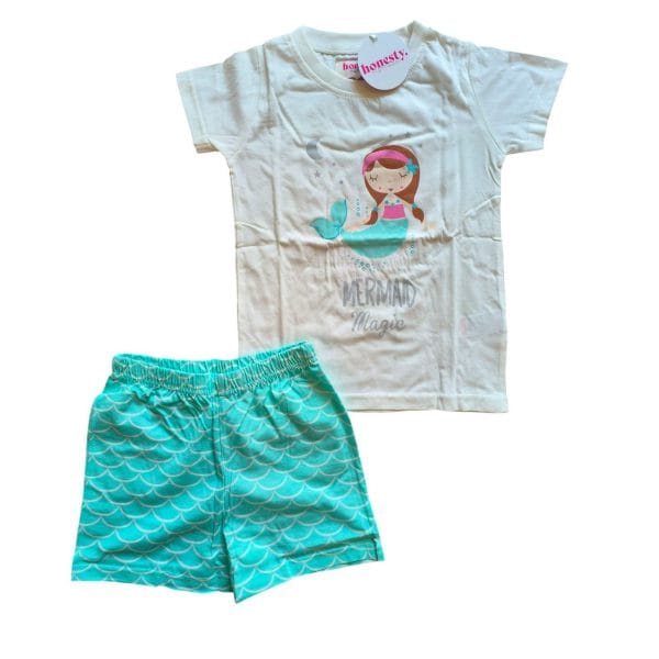 Girls "Mermaid Magic" Short Pyjamas