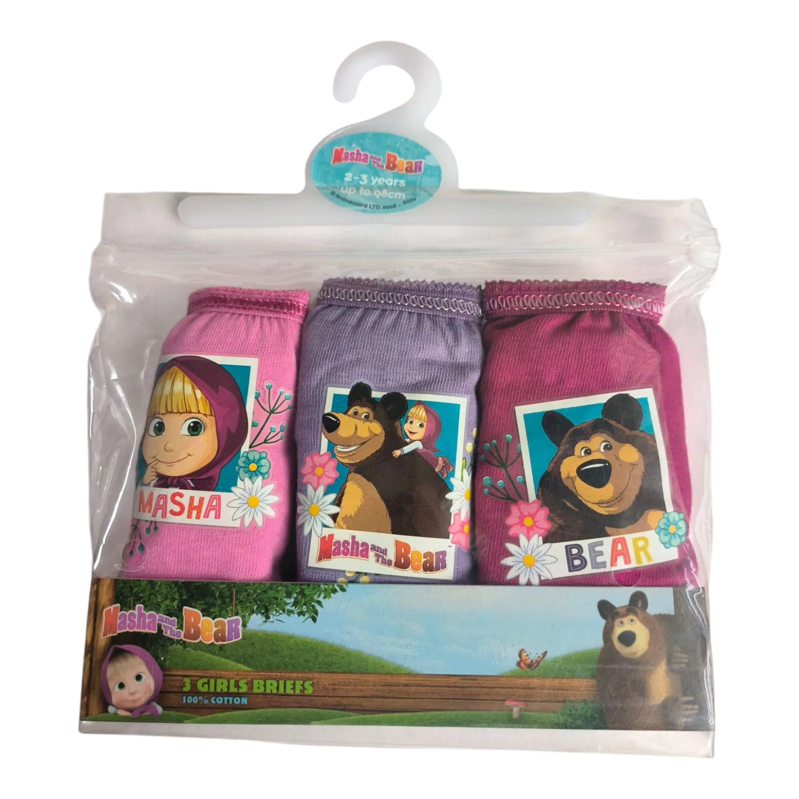 Masha And The Bear Knickers 3; Pack