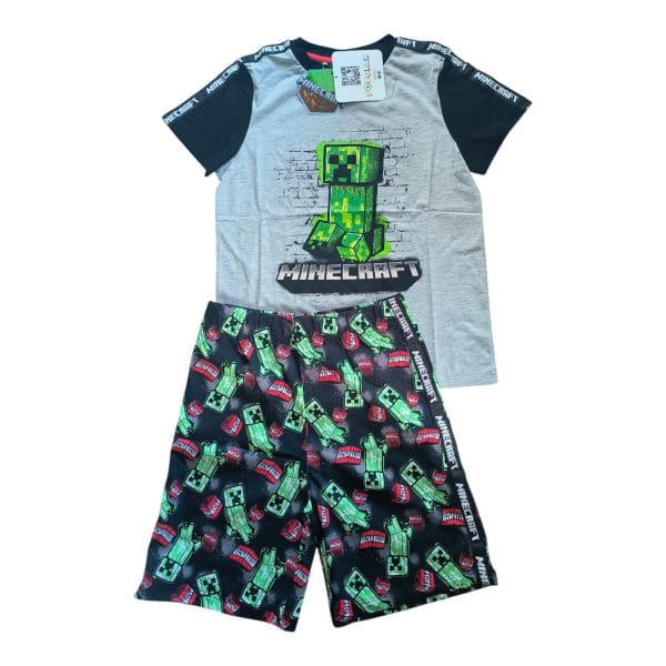 Minecraft Shorts & T-Shirt Pyjamas