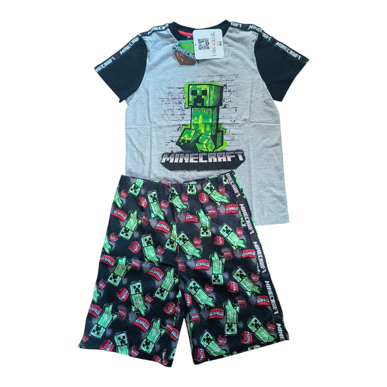 Minecraft Shorts & T-Shirt Pyjamas
