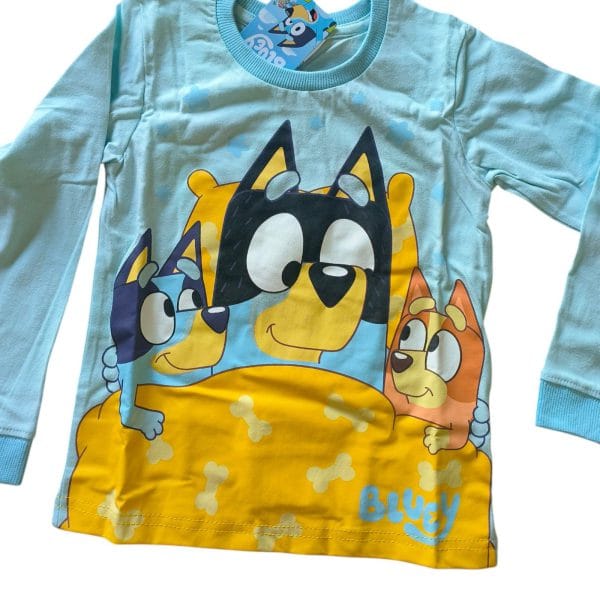 Blue & Yellow Bluey Pyjamas 2;Piece - Image 3
