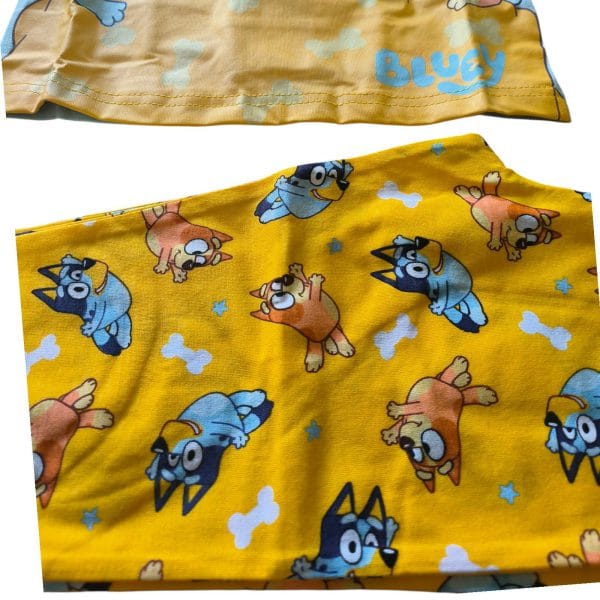 Blue & Yellow Bluey Pyjamas 2;Piece - Image 4