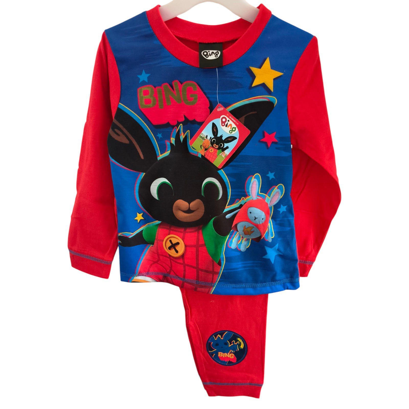 Boys Red Bing Star Pyjamas 2;Piece