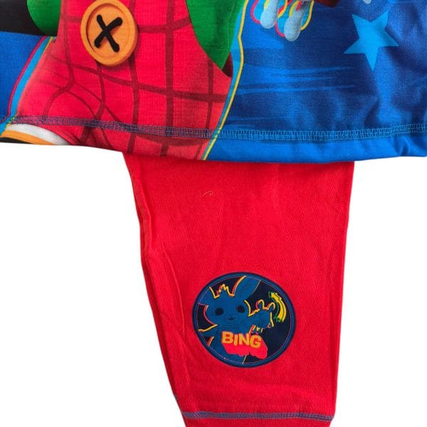 Boys Red Bing Star Pyjamas 2;Piece - Image 2