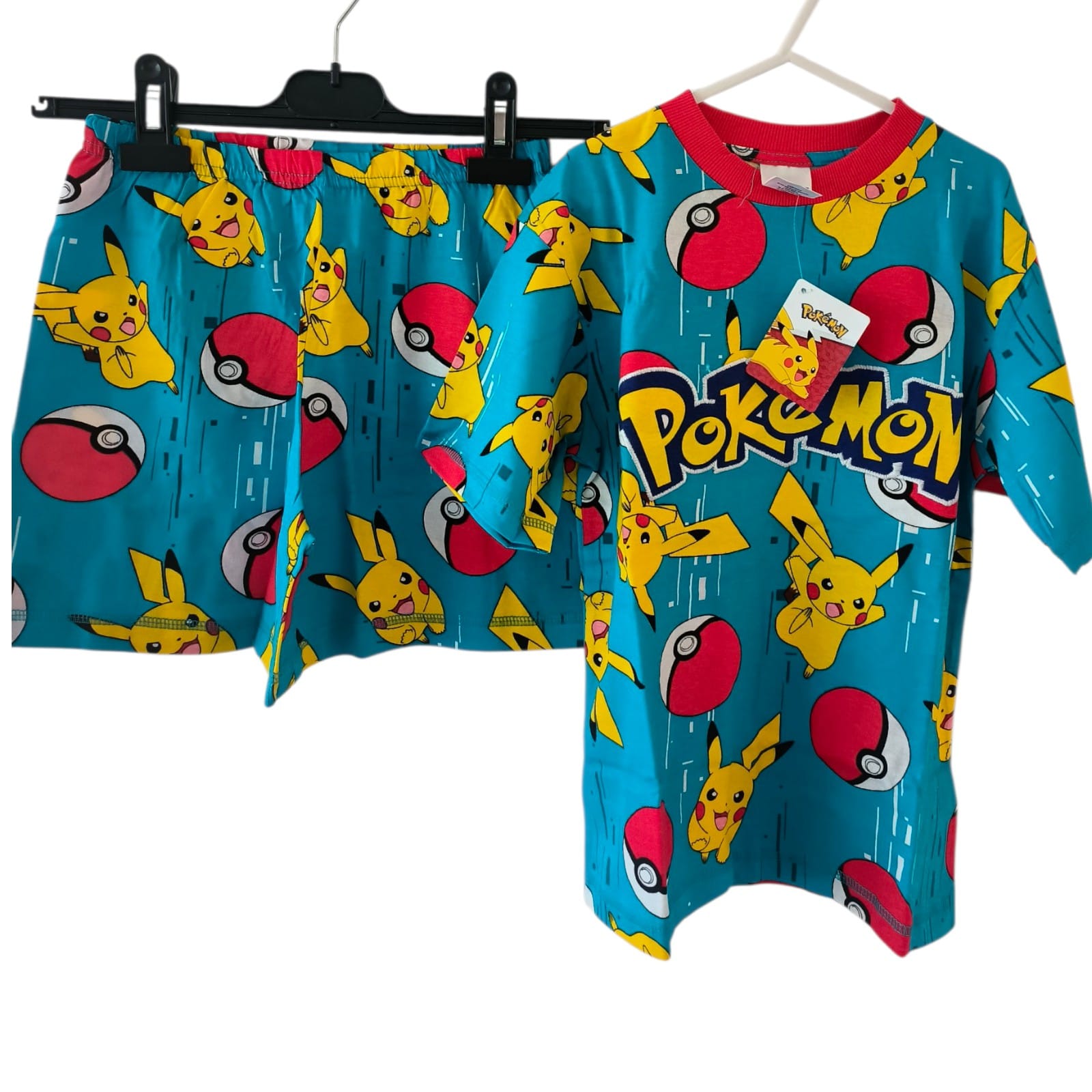 Boys Pokemon Shorts Pyjamas 2; Piece