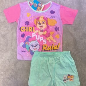 Paw Patrol "Girl Pups Rule" Shorts Pyjamas